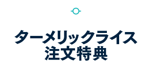 ターメリックライス注文特典