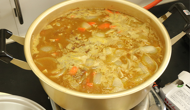 小林先生手作りの“おいしそうなカレー